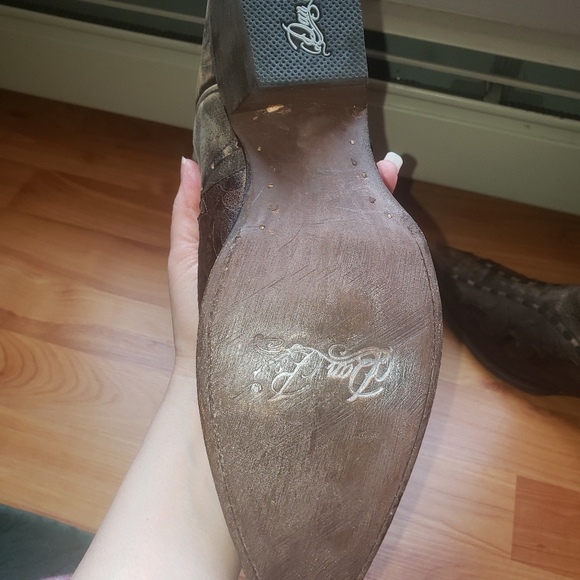 New in box Dan Post ladies cross cowboy handcrafted boots - Picture 4 of 6